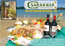 Restaurante Sarahmar em Buzios na Praia da Ferradura